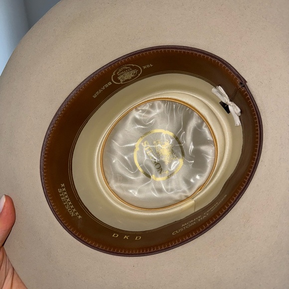 Stetson Cream Wide-Brim Hat - Picture 2 of 5